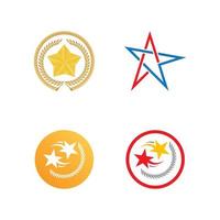 Star icon Template vector illustration