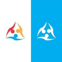 Community, network and social icon vector