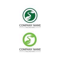 tree leaf and nature Logos of green Tree leaf ecology vector