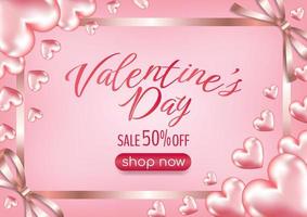 product display  valentine's day banner design vector