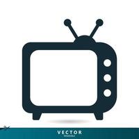 Tv Icon. Television icon. vector eps10
