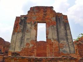 Wat Phra Sri Sanphet Temple The sacred temple is the most sacred temple of the Grand Palace in the old capital of Thailand Ayutthaya. photo