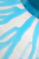 Washing toilet blue liquid clean close up background high quality big size prints photo