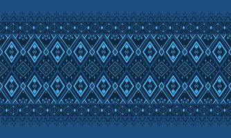 Geometric ethnic pattern embroidery .carpet,wallpaper,clothing,wrapping,batik,fabric,Vector illustration embroidery style. vector