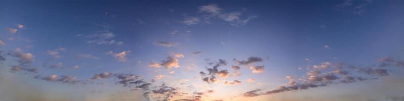 sky and clouds in the evening photo