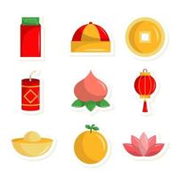 icono de vector de año nuevo chino