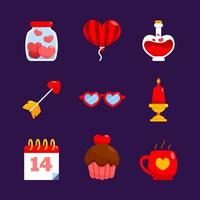 Full Of Love In Valentines Day vector