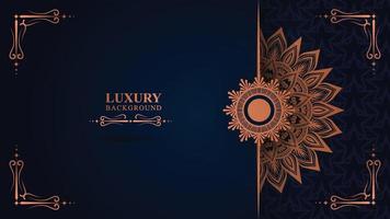 luxury floral pattern texture and traditional Arabian mandala concept, use for Islamic Ramadan banner design, business card greeting card, and poster design vector