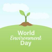 World environment day vector