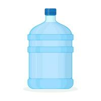 Water gallon on white background flat illustration vector