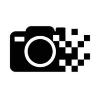 camera icon symbol flat logo vector