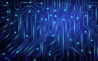 Abstract circuit board background vector