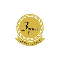 set of anniversary logotype style with handwriting golden color for celebration event vector