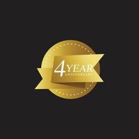 set of anniversary logotype style with handwriting golden color for celebration event vector