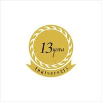 set of anniversary logotype style with handwriting golden color for celebration event vector