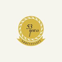 set of anniversary logotype style with handwriting golden color for celebration event vector