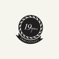 set of anniversary logotype style with handwriting golden color for celebration event vector