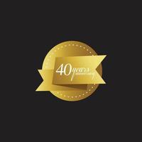 set of anniversary logotype style with handwriting golden color for celebration event vector