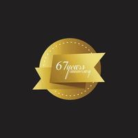 set of anniversary logotype style with handwriting golden color for celebration event vector