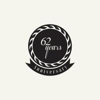 set of anniversary logotype style with handwriting golden color for celebration event vector