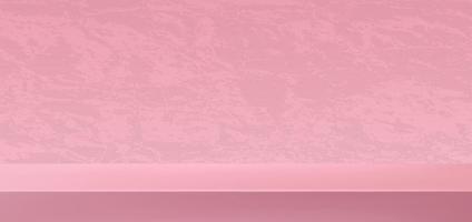 3D pink podium background vector concept, Suitable for romantic background design, template, valentine banner