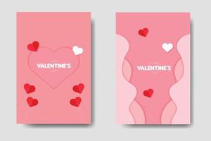 Happy Valentine Day Template Bundle vector