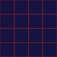 Red Grid Square Royal Blue Background vector