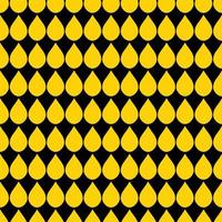 fondo de gotas de agua negro amarillo vector