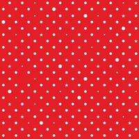 Red White Star Polka Dots Background vector