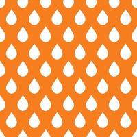 Orange White Water Drops Background vector