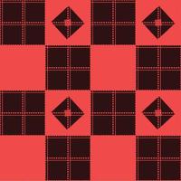 Chessboard Red Background vector
