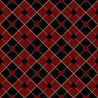 Card Suits Royal Red Black Diamond Background vector