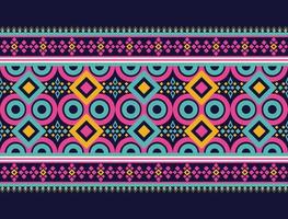 Geometric ethnic oriental pattern background. Design for texture, wrapping, clothing, batik, fabric, wallpaper and background. Pattern embroidery design. vector