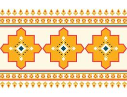 Geometric ethnic oriental pattern background. Design for texture, wrapping, clothing, batik, fabric, wallpaper and background. Pattern embroidery design. vector