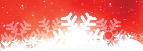 vector de tarjeta de celebración de banner aislado de decoración navideña