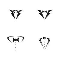 Tuxedo Logo template vector icon illustration design - Vector