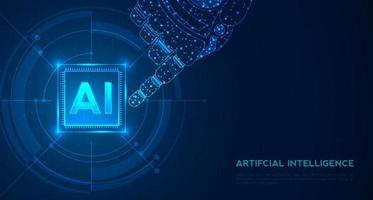 Artificial intelligence, machine learning, ai, data deep learning for future technology artwork, mining, isometric, neural network, machine programming and Responsive web banner. vector Illustration.