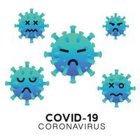 Stop coronavirus. Coronavirus outbreak. The danger of coronavirus and the risk to public health. medical concept with dangerous cells. vector