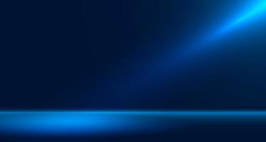 Blue empty room studio used for background and display of content design. banner for advertise product on website. Illustration design. vector