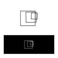 Los diseños de logotipos minimalistas y modernos son adecuados para arquitectos y constructores 1 vector