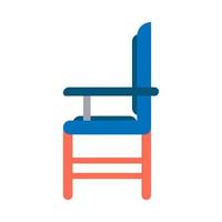 Chair flat illustration vector