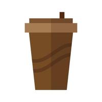 Coffee drink flat illustration vector