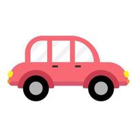 Car vehicle flat illustration vector