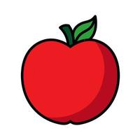 Fresh apple fruit illustration vector