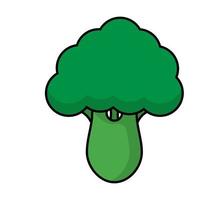 Fresh broccoli vegetable illustration vector