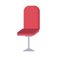 Chair flat illustration vector