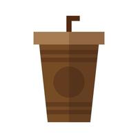 Coffee drink flat illustration vector