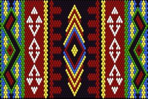 Traditional ethnic ornament for use on fabrics, tiles, ceramics and other interior details. vector