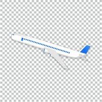 vector de avión volando fondo transparente