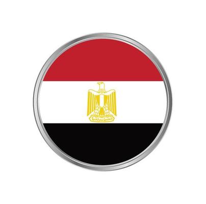 Egypt Flag with metal frame